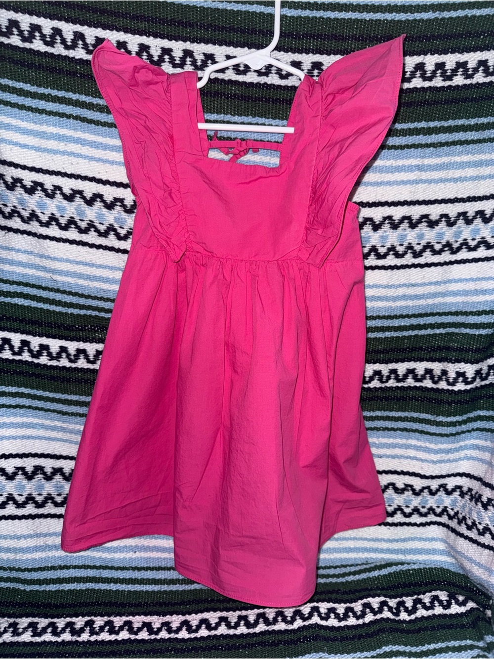 Zara Hot Pink Ruffle Sleeve Tank Top for Girls
